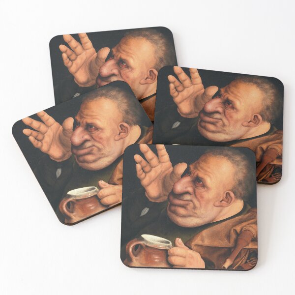 Item preview, A Bagpipe Player | Quinten Massys | 1515 Renaissance Satirical Art designed and sold by CJET.