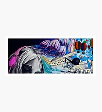 Escape (Acrylic Ink on Watercolor paper) Photographic Print