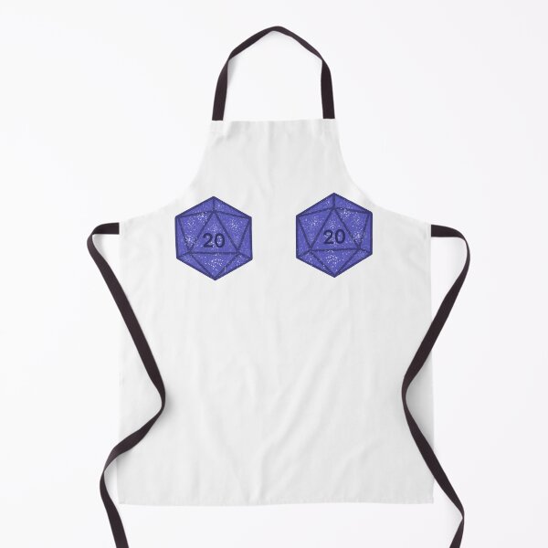 Aperçu de l'œuvre Nat 20 paire de dés violets créée et vendue par Pariahs-Design.