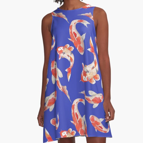 Koi Fish A-Line Dress