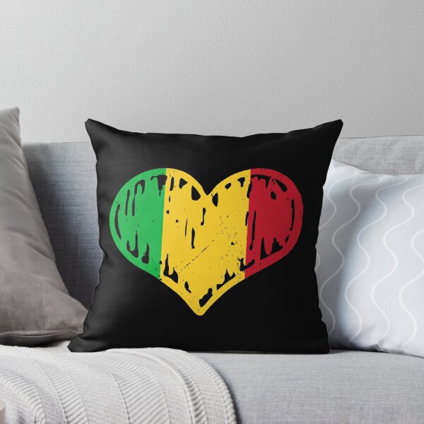 Item preview, Mali Flag Heart Love designed and sold by rafaeltto.
