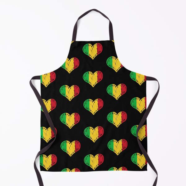 Item preview, Mali Flag Heart Love designed and sold by rafaeltto.