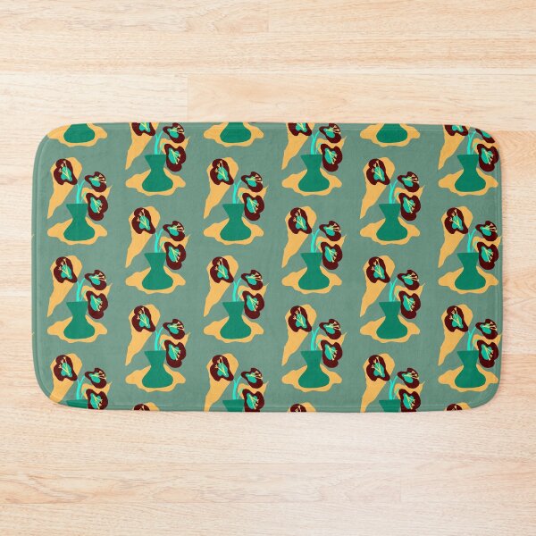 Item preview, Once and Floral, Anthuriums in Vase - Sage Green designed and sold by majestikmag.