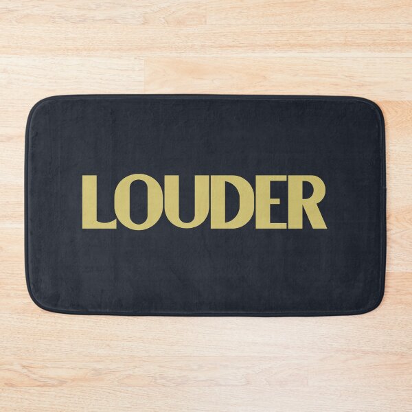 Item preview, Louder - Golden Text designed and sold by Chubuter.