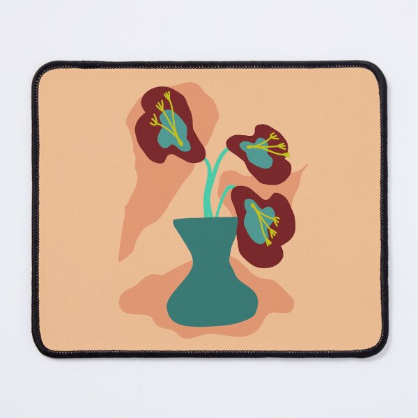 Item preview, Once and Floral, Anthuriums in Vase - Red Peach designed and sold by majestikmag.