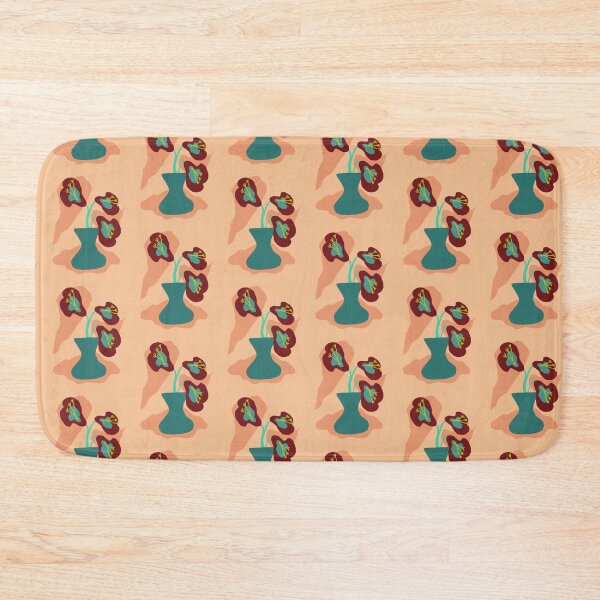 Item preview, Once and Floral, Anthuriums in Vase - Red Peach designed and sold by majestikmag.