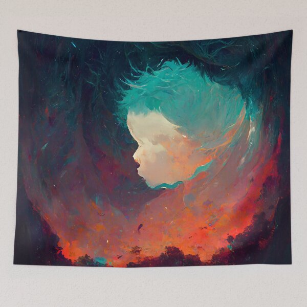 Item preview, Abstract Sky Baby Thoughts designed and sold by MythicPrompts.