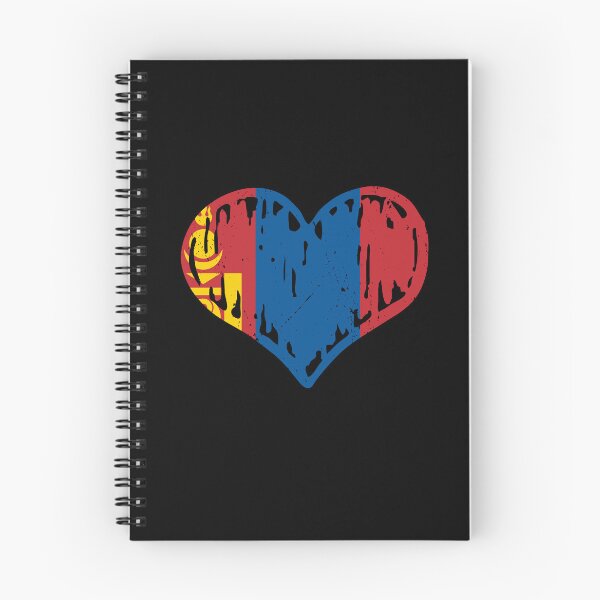 Item preview, Mongolia Flag Heart Love designed and sold by rafaeltto.