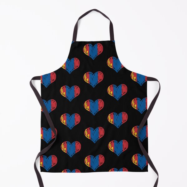 Item preview, Mongolia Flag Heart Love designed and sold by rafaeltto.