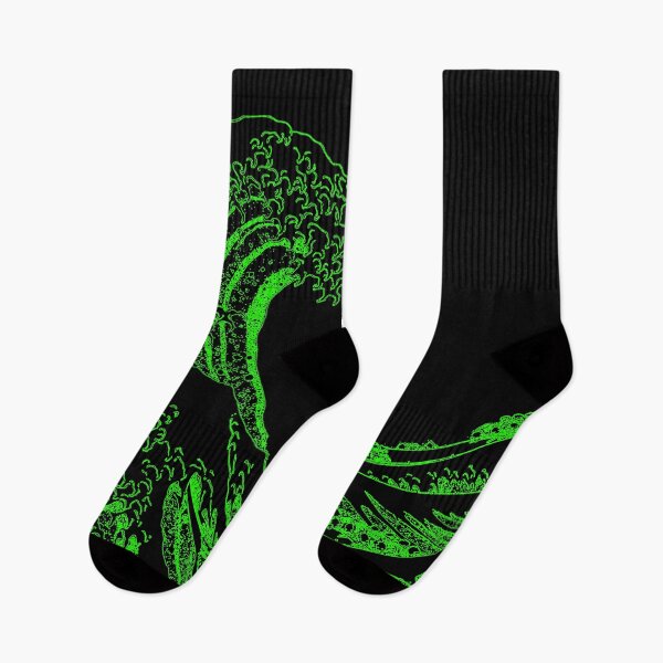 Item preview, Great Wave off Kanagawa Green Aesthetic designed and sold by ind3finite.