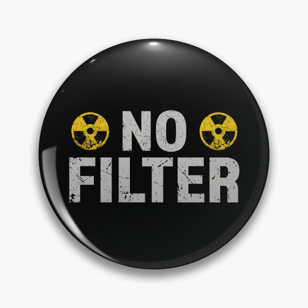 Item preview, Danger No Filter Funny Graphic Sarcastic Vintage Warning Sign Caution designed and sold by PrintOfi.