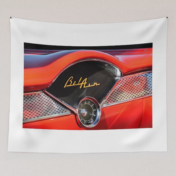 Item preview, 1955 Chevrolet Bel Air Dashboard Emblem Clock -0985c designed and sold by Jill Reger.