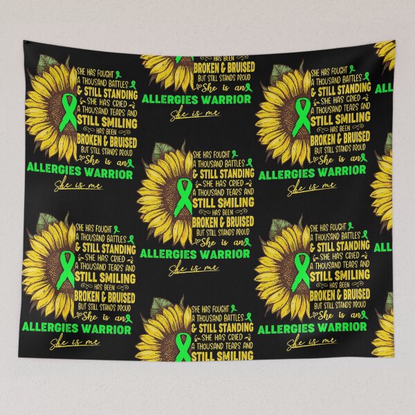 Item preview, Allergies Awareness She is An Allergies Warrior She is Me  designed and sold by NicoleMil99954.