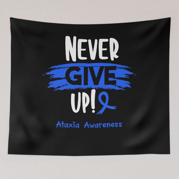 Item preview, Ataxia Warrior - Ataxia Awareness - Never Give Up! designed and sold by Robbsyn.