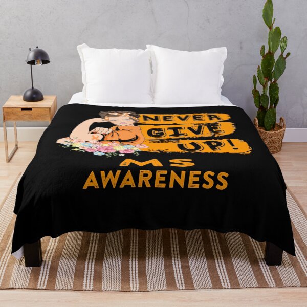 Item preview, MS Warrior - Never Give Up! - Support MS Warrior Gifts designed and sold by whlrcheryl.