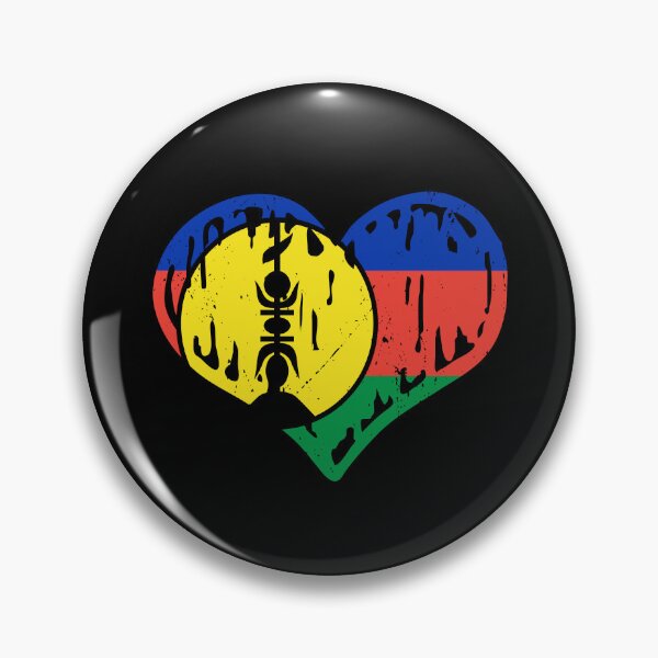 Item preview, New Caledonia Flag Heart Love designed and sold by rafaeltto.