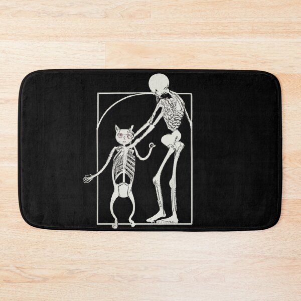 Item preview, Skeleton And Cat - Best Friends designed and sold by brandonpickus.