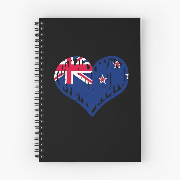 Artikelvorschau, New Zealand Flag Heart Love entworfen und verkauft von rafaeltto.