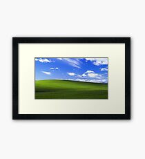 Windows XP Glückseligkeit Gerahmtes Wandbild