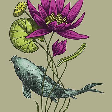 Aperçu de l'œuvre Pink Water Lily de Carole Bielicki