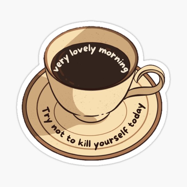 Item preview, très belle tasse à café du matin designed and sold by kayleemagda.
