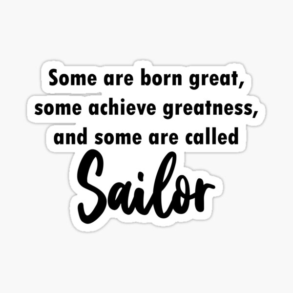 Sailor  Job Design | Bittersweet Sticker