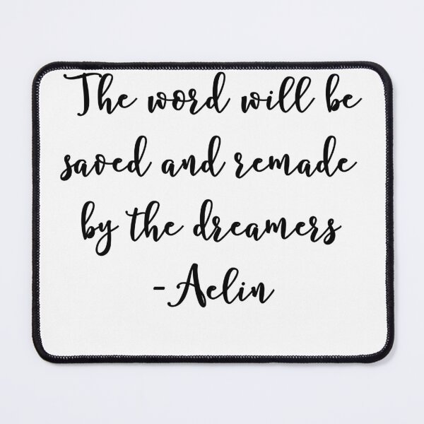 Item preview, The world will be saved and remade by the dreamers designed and sold by Em-And-Co.