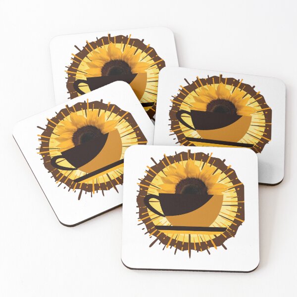 Item preview, Beautiful Coffee and Sunflowers  designed and sold by GarnersDesigns.