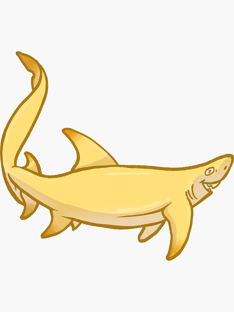 "Lemon Shark" Sticker for Sale by AnxiousAce Redbubble
