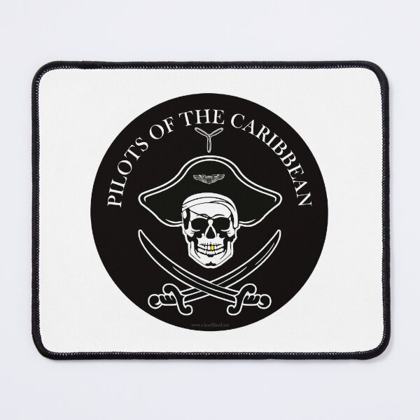 Item preview, Pilots of the Caribbean Skull and Cutlass Wings on hat #2 Version designed and sold by clear2land.