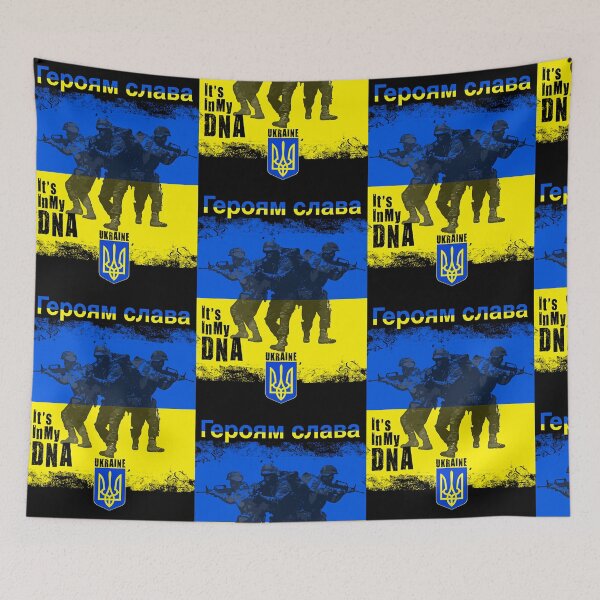 Item preview, It's In My DNA Ukrainian Gifts Vyshyvanka Kozak Ukraine Soldiers Flag  designed and sold by AmyMorris32965.