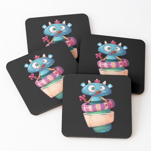 Item preview, Funny cute Halloween monster cartoon  designed and sold by RhondaWal98235.