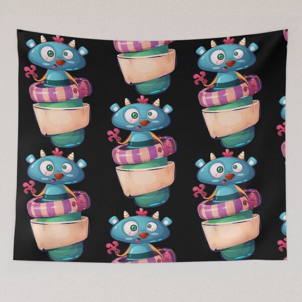 Item preview, Funny cute Halloween monster cartoon  designed and sold by RhondaWal98235.