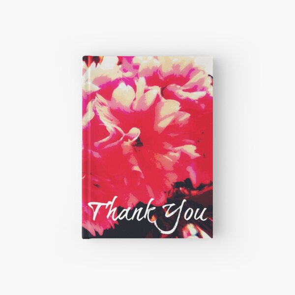 Thank You Pink Blossoms Hardcover Journal