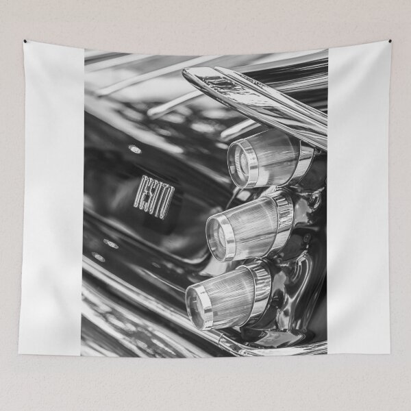 Item preview, 1959 DeSoto Adventurer Hardtop Coupe 2-Door Taillight Emblem -0928bw designed and sold by Jill Reger.
