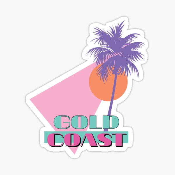 80s travel Sticker