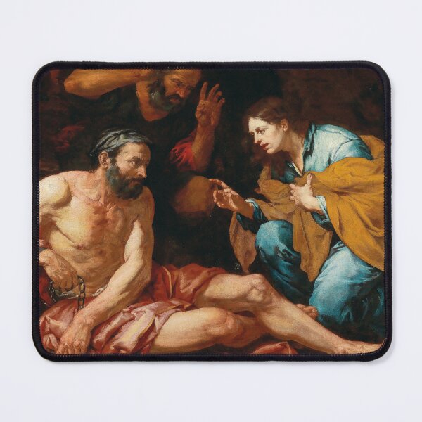 Item preview, Joseph Interpreting Dreams | Giovanni Battista Langetti | 1660 Renaissance Biblical Art designed and sold by CJET.