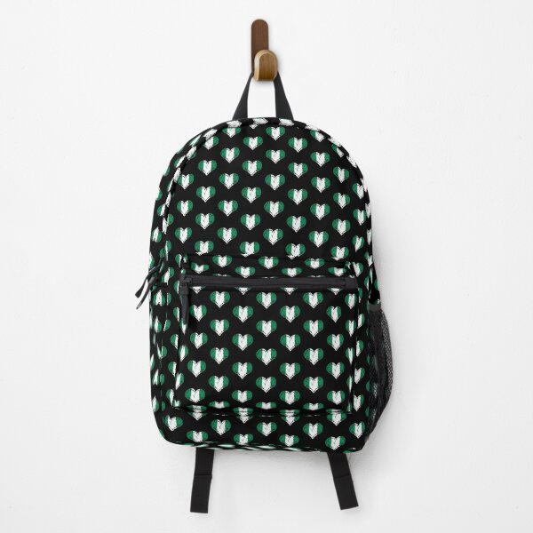Item preview, Nigeria Flag Heart Love designed and sold by rafaeltto.