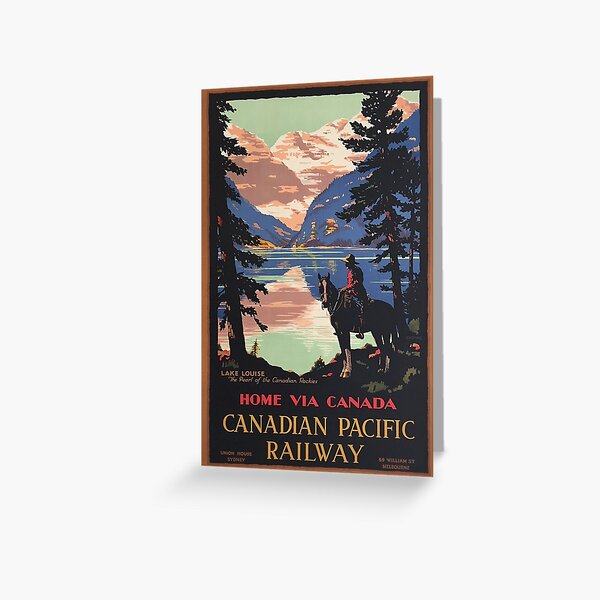 Item preview, Home Via Canadian Pacific - Vintage Travel designed and sold by Culturio.