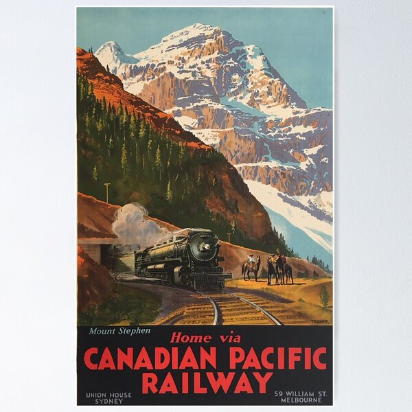 Artikel-Vorschau von Canadian Pacific Railway - Vintage-Reisen, designt und verkauft von Culturio.
