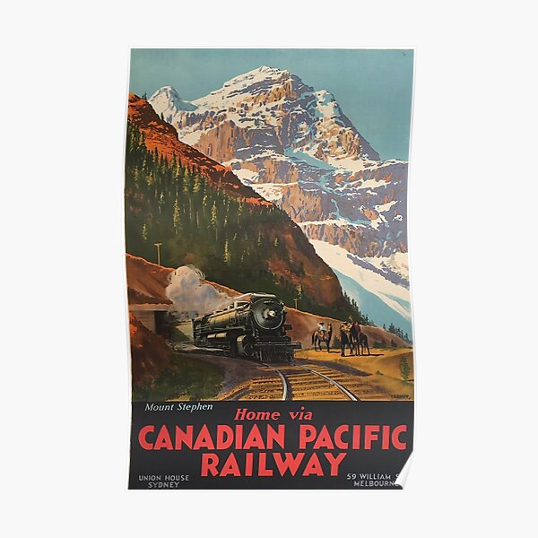 Canadian Pacific Railway - Vintage Travel Poster