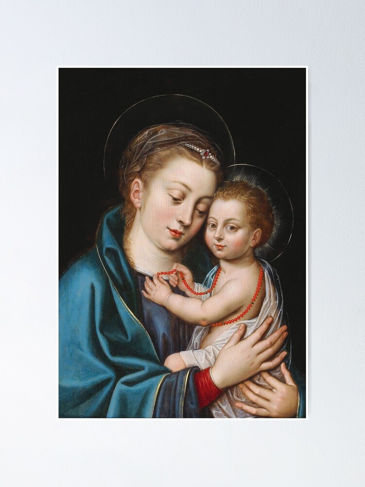 Madonna And Child Metal Prints for Sale