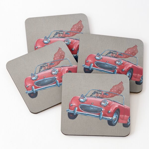 Item preview, VERONICA ft 1958 Austin Healey Bug Eyed Sprite designed and sold by RosaFedele.