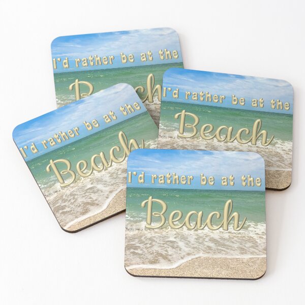 Item preview, I'd Rather Be at The Beach  designed and sold by LeslieMac713.