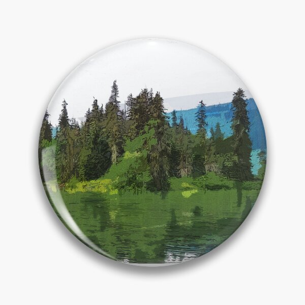 Item preview, Summer Island - Lake and Island designed and sold by NaturePrints.