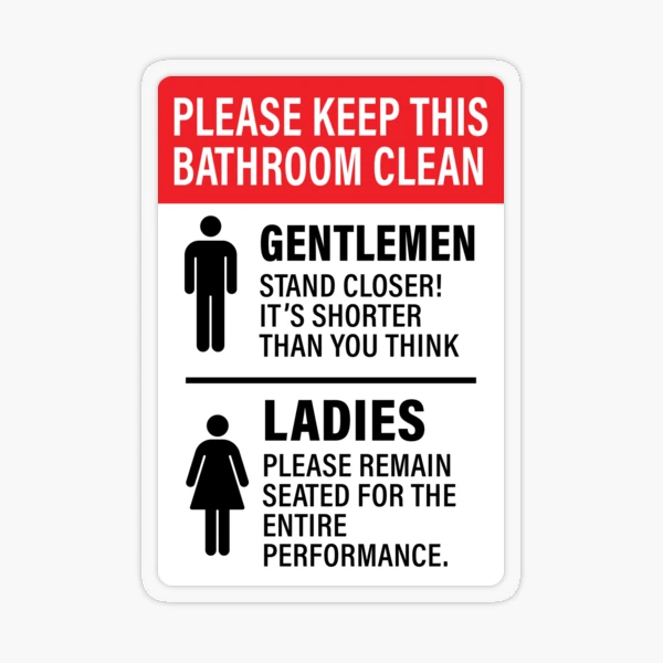 Free Keep Toilet Clean Signs - Templates - View #11