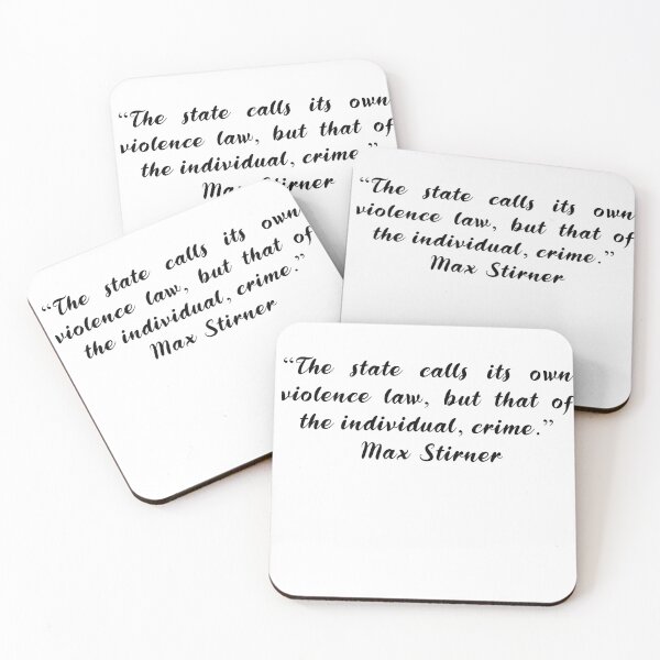 Item preview, Max Stirner Quotes designed and sold by 4ever-Undaunted.