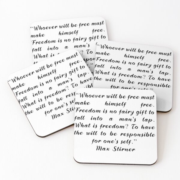 Item preview, Max Stirner Quotes designed and sold by 4ever-Undaunted.