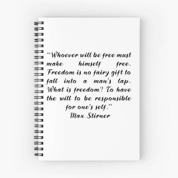 Item preview, Max Stirner Quotes designed and sold by 4ever-Undaunted.