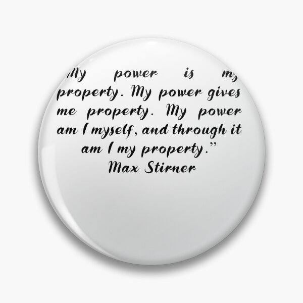 Item preview, Max Stirner Quotes designed and sold by 4ever-Undaunted.
